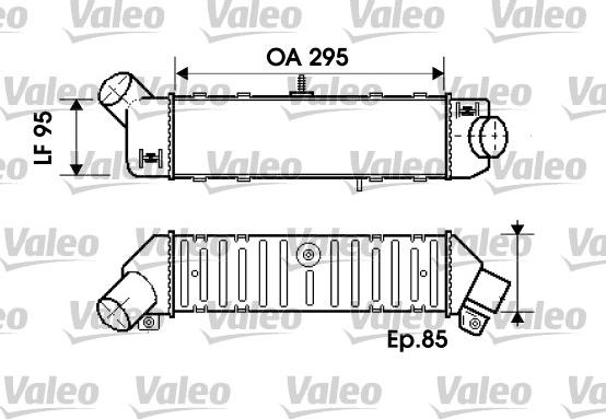 Valeo 817767 - Intercooler, charger autospares.lv