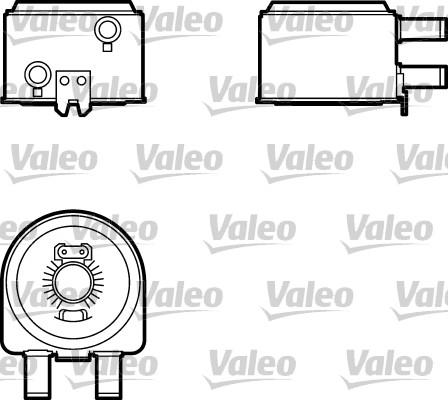 Valeo 817704 - Oil Cooler, engine oil autospares.lv