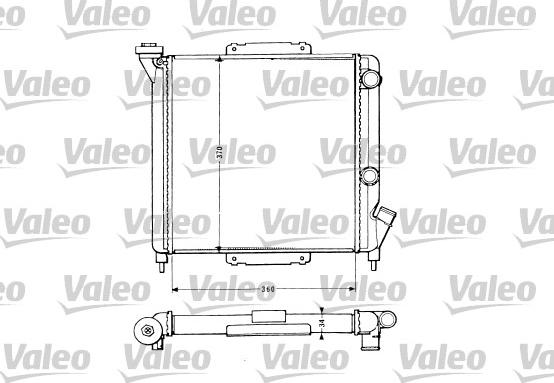 Valeo 883959 - Radiator, engine cooling autospares.lv