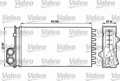 Valeo 883976 - Radiator, engine cooling autospares.lv