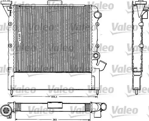 Valeo 883852 - Radiator, engine cooling autospares.lv