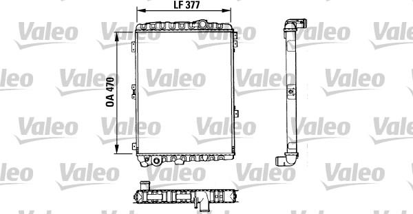 Valeo 883864 - Radiator, engine cooling autospares.lv