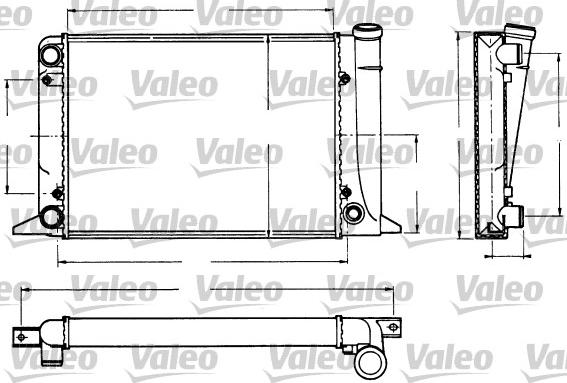 Valeo 883769 - Radiator, engine cooling autospares.lv