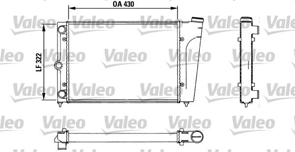 Valeo 883718 - Radiator, engine cooling autospares.lv