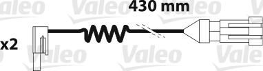 Valeo 882337 - Warning Contact, brake pad wear autospares.lv