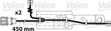 Valeo 882324 - Warning Contact, brake pad wear autospares.lv