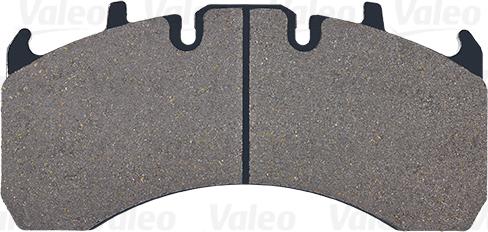 Valeo 882248 - Brake Pad Set, disc brake autospares.lv