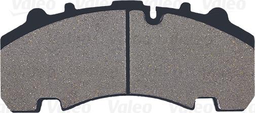 Valeo 882208 - Brake Pad Set, disc brake autospares.lv