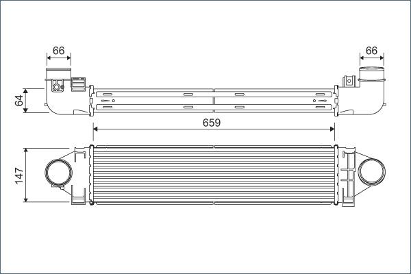 Valeo 822926 - Intercooler, charger autospares.lv