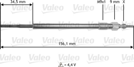 Valeo 345218 - Glow Plug autospares.lv