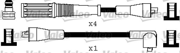 Valeo 346458 - Ignition Cable Kit autospares.lv