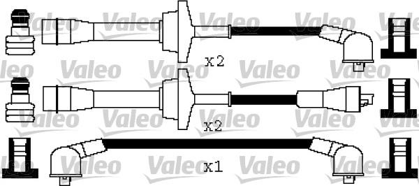 Valeo 346439 - Ignition Cable Kit autospares.lv