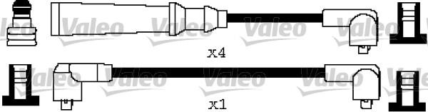 Valeo 346593 - Ignition Cable Kit autospares.lv