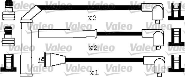 Valeo 346557 - Ignition Cable Kit autospares.lv