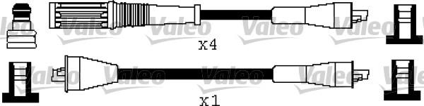 Valeo 346504 - Ignition Cable Kit autospares.lv