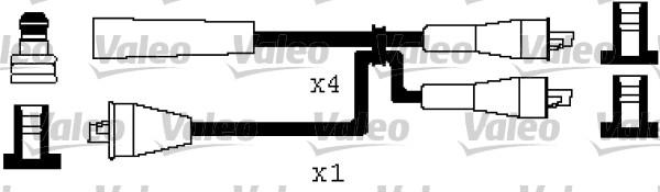 Valeo 346506 - Ignition Cable Kit autospares.lv