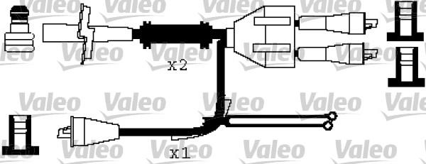 Valeo 346519 - Ignition Cable Kit autospares.lv