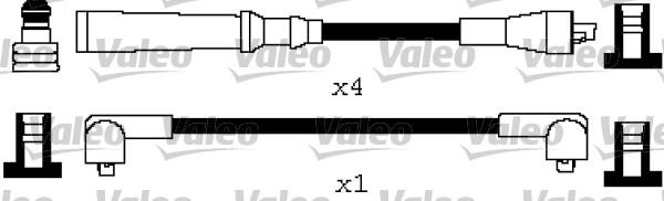 Valeo 346641 - Ignition Cable Kit autospares.lv