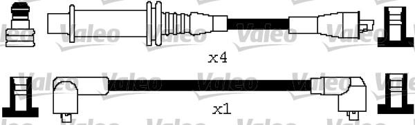 Valeo 346648 - Ignition Cable Kit autospares.lv