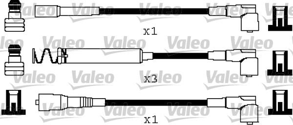 Valeo 346669 - Ignition Cable Kit autospares.lv