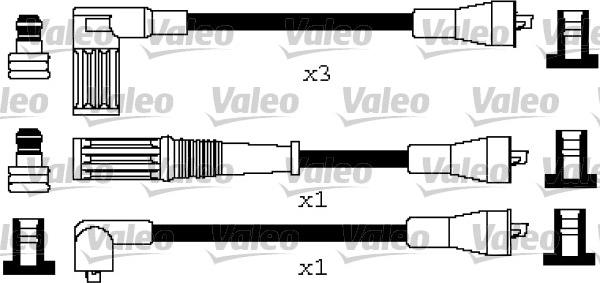 Valeo 346617 - Ignition Cable Kit autospares.lv