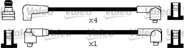 Valeo 346628 - Ignition Cable Kit autospares.lv