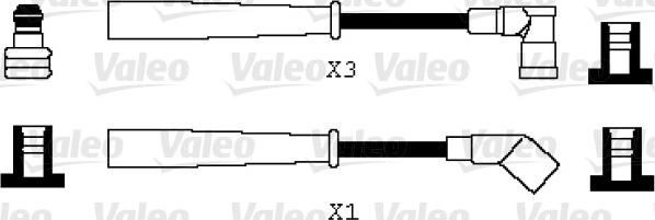 Valeo 346066 - Ignition Cable Kit autospares.lv