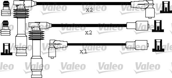 Valeo 346194 - Ignition Cable Kit autospares.lv