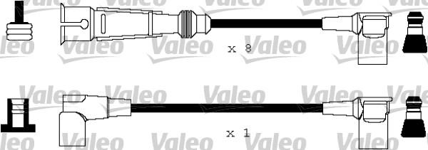 Valeo 346143 - Ignition Cable Kit autospares.lv