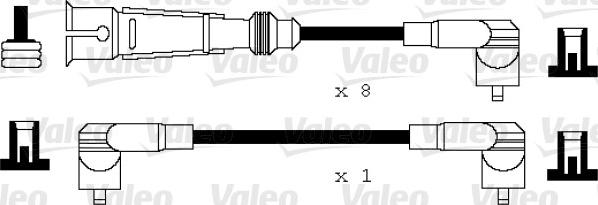 Valeo 346105 - Ignition Cable Kit autospares.lv