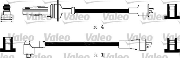 Valeo 346134 - Ignition Cable Kit autospares.lv