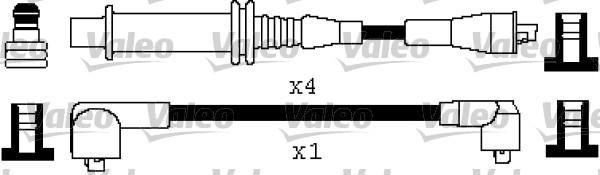 Valeo 346357 - Ignition Cable Kit autospares.lv