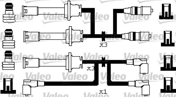 Valeo 346214 - Ignition Cable Kit autospares.lv