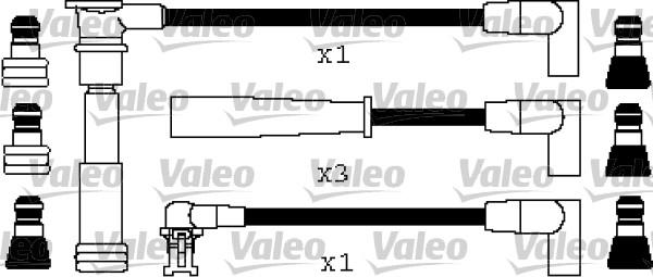 Valeo 346227 - Ignition Cable Kit autospares.lv