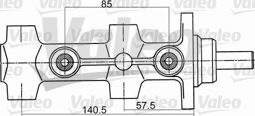 Valeo 350516 - Brake Master Cylinder autospares.lv
