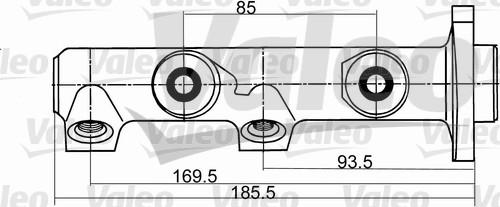 Valeo 350626 - Brake Master Cylinder autospares.lv