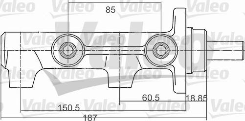 Valeo 350712 - Brake Master Cylinder autospares.lv