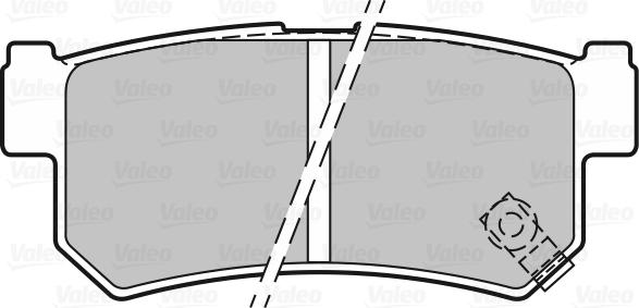 Valeo 301956 - Brake Pad Set, disc brake autospares.lv
