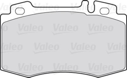 Valeo 301445 - Brake Pad Set, disc brake autospares.lv