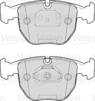 Valeo 301412 - Brake Pad Set, disc brake autospares.lv