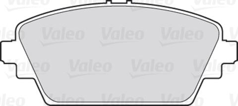 Valeo 301436 - Brake Pad Set, disc brake autospares.lv