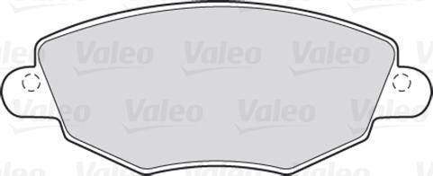 Valeo 301433 - Brake Pad Set, disc brake autospares.lv