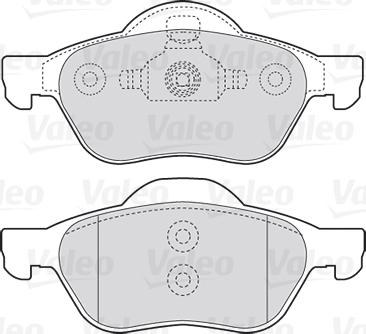 Valeo 301471 - Brake Pad Set, disc brake autospares.lv