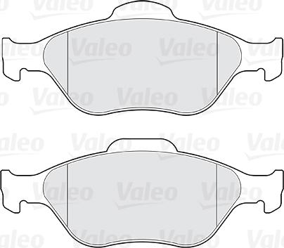 Valeo 301564 - Brake Pad Set, disc brake autospares.lv