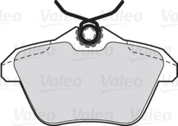 Valeo 301581 - Brake Pad Set, disc brake autospares.lv