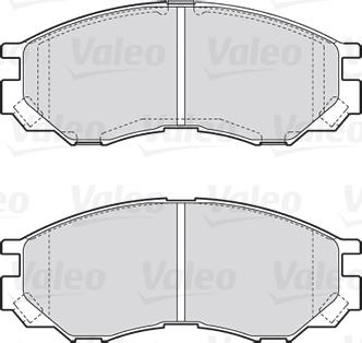 Valeo 301522 - Brake Pad Set, disc brake autospares.lv