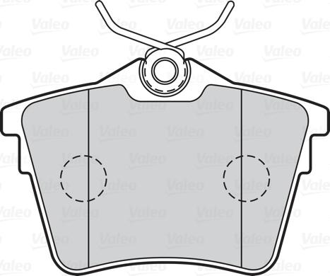 Valeo 670664 - Brake Pad Set, disc brake autospares.lv