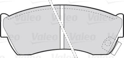 Valeo 301666 - Brake Pad Set, disc brake autospares.lv