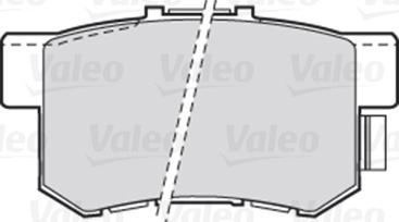 Valeo 301682 - Brake Pad Set, disc brake autospares.lv