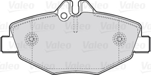 Valeo 301638 - Brake Pad Set, disc brake autospares.lv